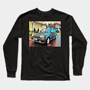 Classic Renault 5 Hatch Long Sleeve T-Shirt